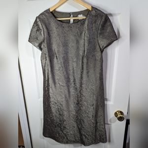 Taurus 11 Vintage sheath bias cut dress with textured material size 14